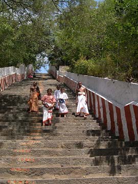 Steps to Paksi Tirtha