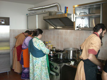 Gaura Purnima Cooking Italy