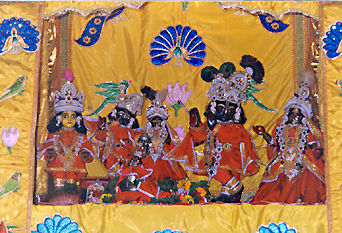Deities of Radha-Gokulananda Temple