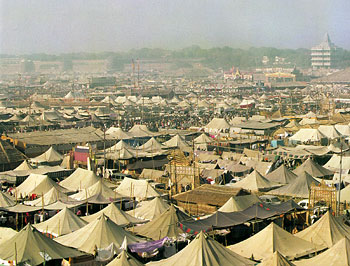 Kumbha Mela tents