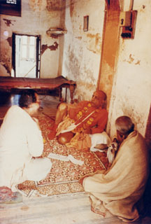 Prabhupada at Radha Damodar