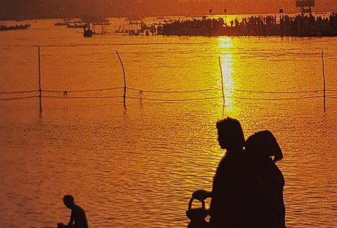 Pilgrims at Kumbha Mela