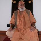 Swami B.B Vishnu giving class