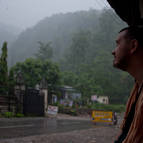 Rain in Rishikesh
