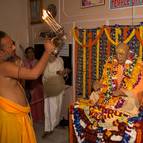 Kanika Prasada Goswami Offering Guru Puja