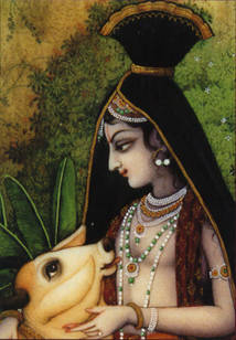 Krishna with cow